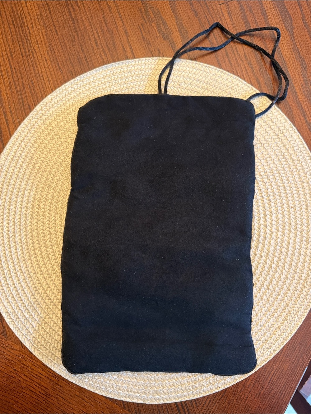David Yurman Black Drawstring Jewelry Roll with Multiple Zip Pockets - Picture 2 of 5